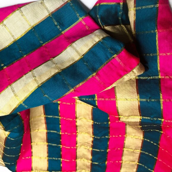 NWT Striped Handcrafted Scarf by Sana – 91x186 cm - Picture 6 of 14